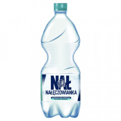 Woda lgaz Nałęczowianka mineralna 1l doliczana kaucja 50 gr 
