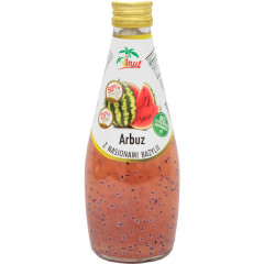 Napój vinut arbuz nasionami bazylii 