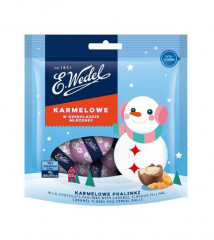 E. Wedel Karmelowe pralinki w czekoladzie mlecznej 125g