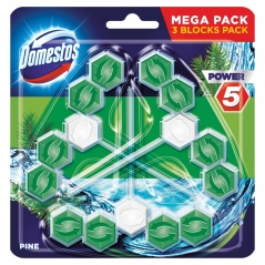 DOMESTOS KOSTKA TRIO POWER5 PINE 3X55g