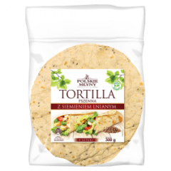 Tortilla polskie młyny z siemieniem lnianym 