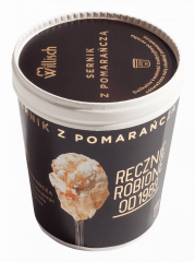 Lody sernik z pomarańczą 