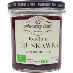 Konfitura truskawka z cynamonem bio 