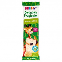 Batonik Owocowy-Przyjaciel Banany-Jabłka HiPP BIO 23g