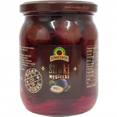 Śliwki węgierki Kowalewski w occie 