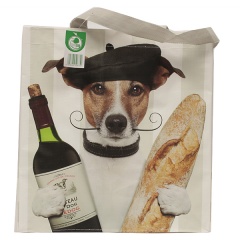 Torba zakupowa pies francuski 