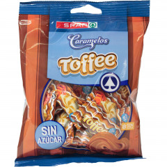 Spar cukierki śmietankowe o smaku toffi bez cukru 