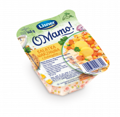 O Mamo!  Sałatka warzywna z kukurydzą 140 g Lisner