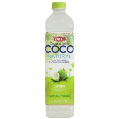 Napój coco z cząstkami kokosa 