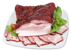 Boczek na ciemno wędzony 