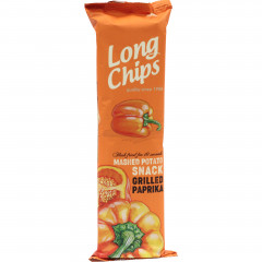 Chipsy Long chips ziemniaczane grilowana papryka 