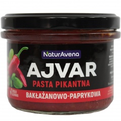 Ajvar pasta paprykowo bakłażanowa-pikantny 