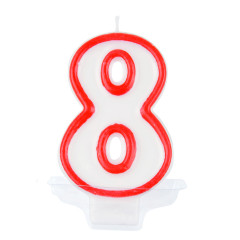 Świeczka cyferka - 8