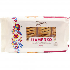 Ciastka Grona z ciasta francuskiego Flamenko nadzienie morelowe 