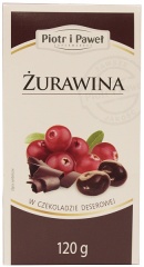 Żurawina w czekoladzie deserowej Piotr i Paweł