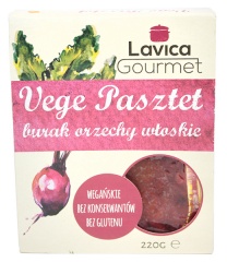 Pasztet z burakiem i orzechami włoskimi vege 