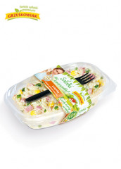 Sałatka grześkowiak szynka zielony ogórek i kukurydza 200g 