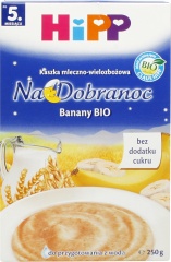 Kaszka HiPP BIO Na Dobranoc Banany