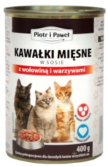 Karma Piotr i Paweł wołowina z warzywami w sosie 