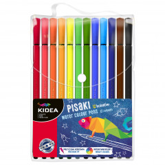 Pisaki kidea w etui 12 kolorów 