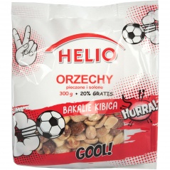 Orzechy pieczone i solone 300g + 20% 