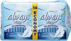 Podpaski Always ultra night 14szt 