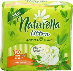 Naturella Ultra Normal Green Tea podpaski 10 sztuk