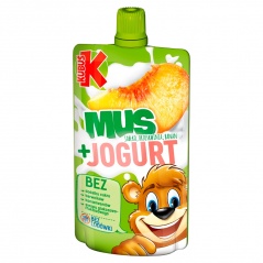 Kubuś Mus + Jogurt jabłko brzoskwinia banan 80 g