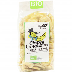 Chipsy bananowe Bio Planet bez cukru 