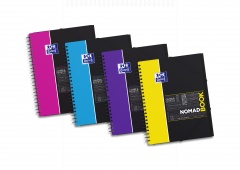 Notatnik i teczka z gumką Oxford A4 w kratkę 