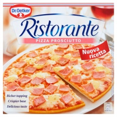 Pizza ristorante prosciutto 