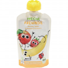 Mus erdbar bio banan jabłko malina 100g 