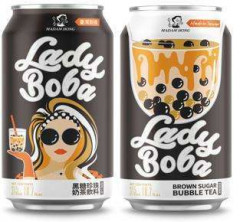 Napój gazowany lady boba bubble tea brown sugar 315 ml 