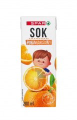 Sok 100% Spar pomarańczowy 