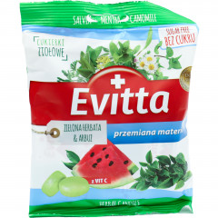 Cukierki Evitta b/c zielona herbata arbuz 