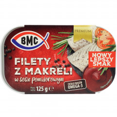 Filety z makreli BMC w sosie pomidorowym 