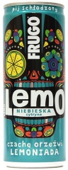 Frugo Lemo Lemoniada Niebieska napój niegazowany puszka 