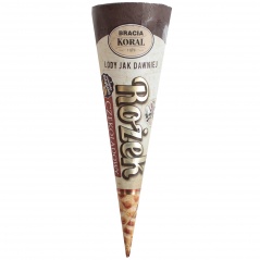 Lody jak dawniej rożek z czekoladą belgijską 
