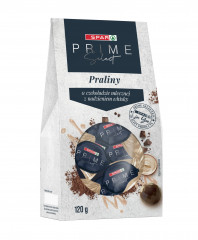 Praliny Spar prime select w czekoladzie nadzienie whisky 120g 