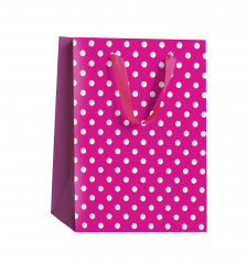 Torebka prezentowa Spar kropki mix 26,5x33,5x13cm 