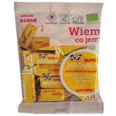 Krówki me gusto bio bez mleka wegan bananowe 