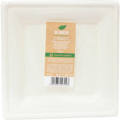 Talerze trzcina cukrowa arpex 20x20cm 