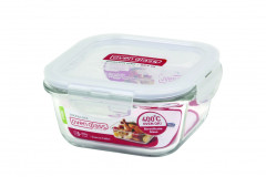 Pojemnik żaroodporny szklany kwadratowy 500ml 