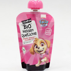 Przecier Paw Patrol bio jabłko-truskawka-banan pink 100g sasz 