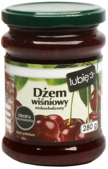 Dżem wiśniowy niskosłodzony lubię :) 