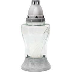 Znicz z-188 32h 28cm ( do wyboru srebrny lub złoty ) 