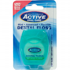 Nić dentystyczna active woskowana mięta 