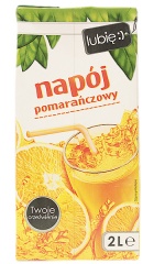 Napój pomarańczowy Lubię :) 