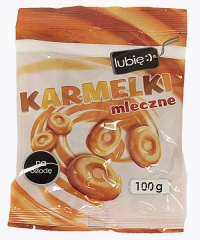 Karmelki mleczne lubię:) 