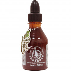 Sos flying goose chili sriracha z czarnym pieprzem 